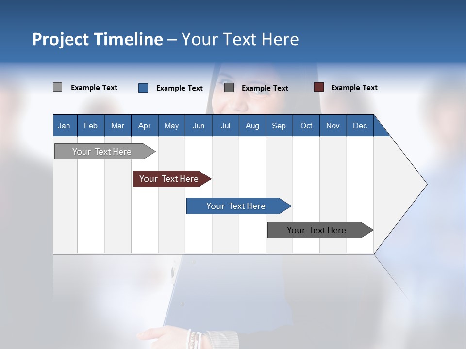 Businessman Worker Courage PowerPoint Template