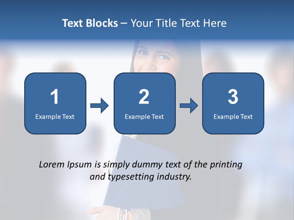 Businessman Worker Courage PowerPoint Template