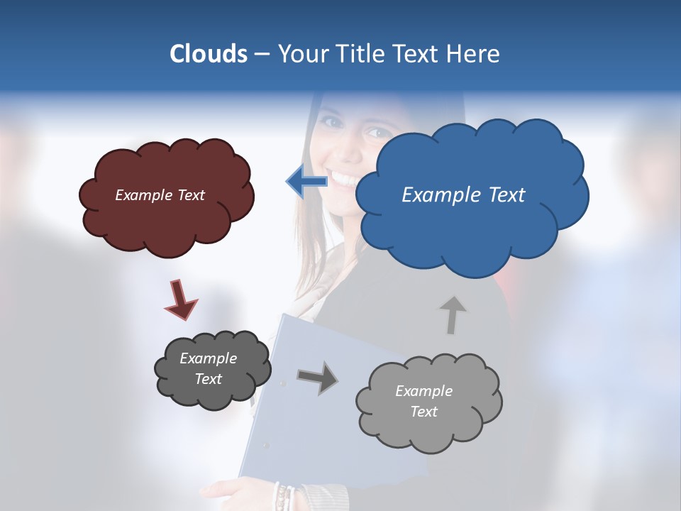 Businessman Worker Courage PowerPoint Template