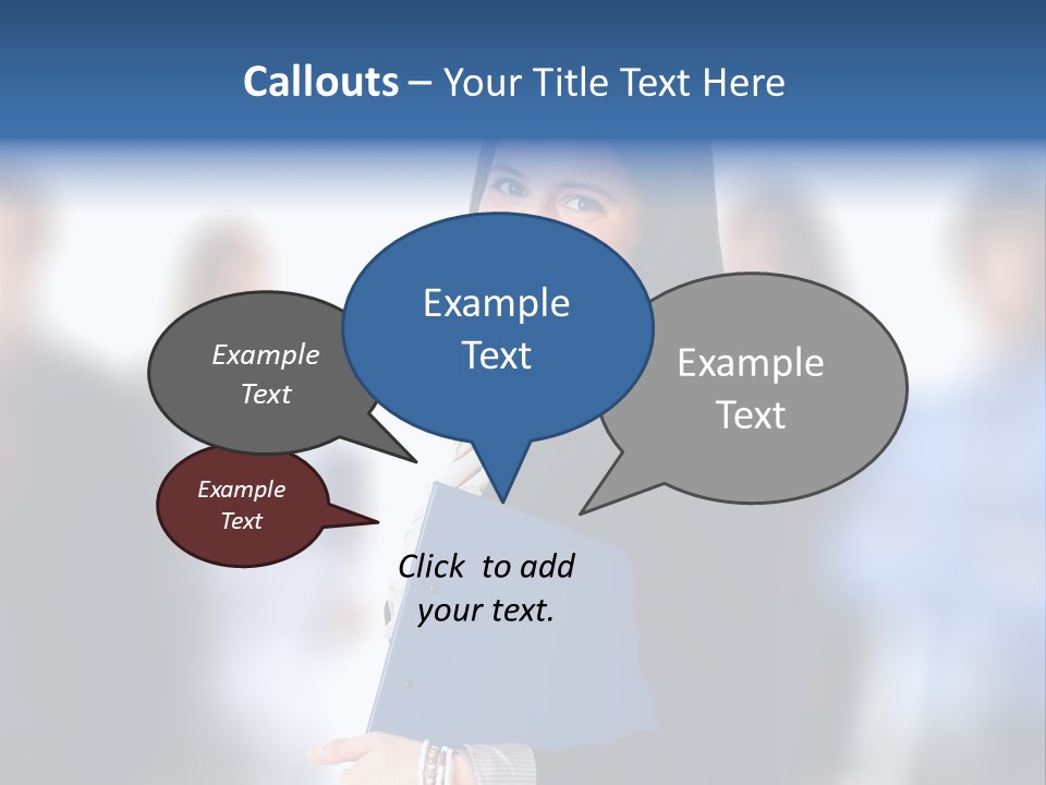 Businessman Worker Courage PowerPoint Template