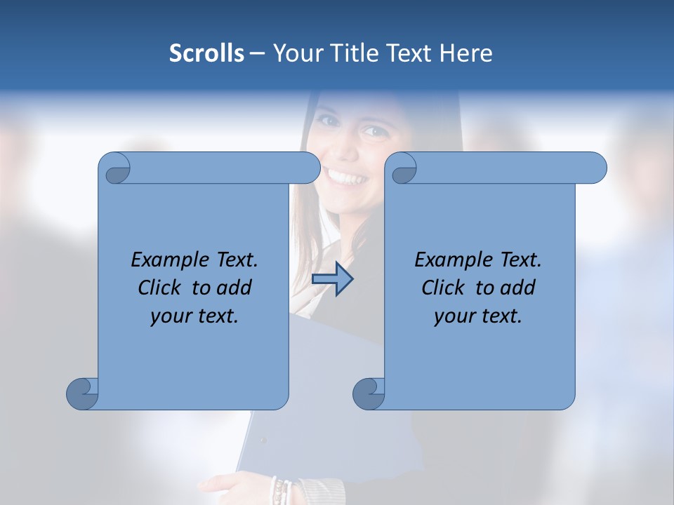 Businessman Worker Courage PowerPoint Template