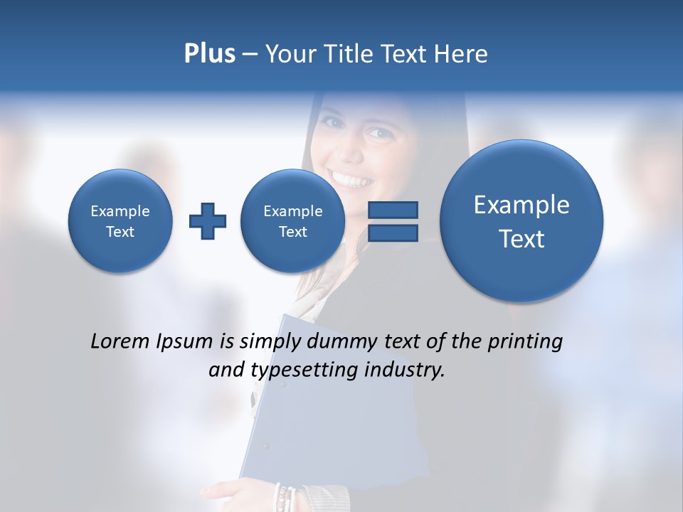 Businessman Worker Courage PowerPoint Template