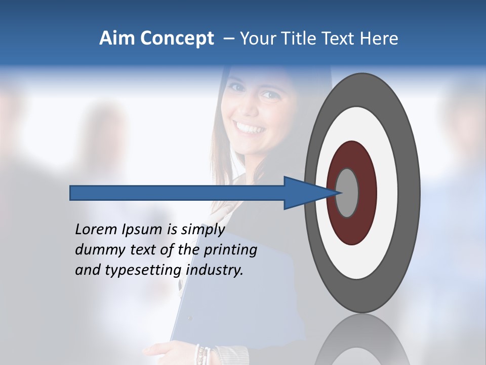 Businessman Worker Courage PowerPoint Template