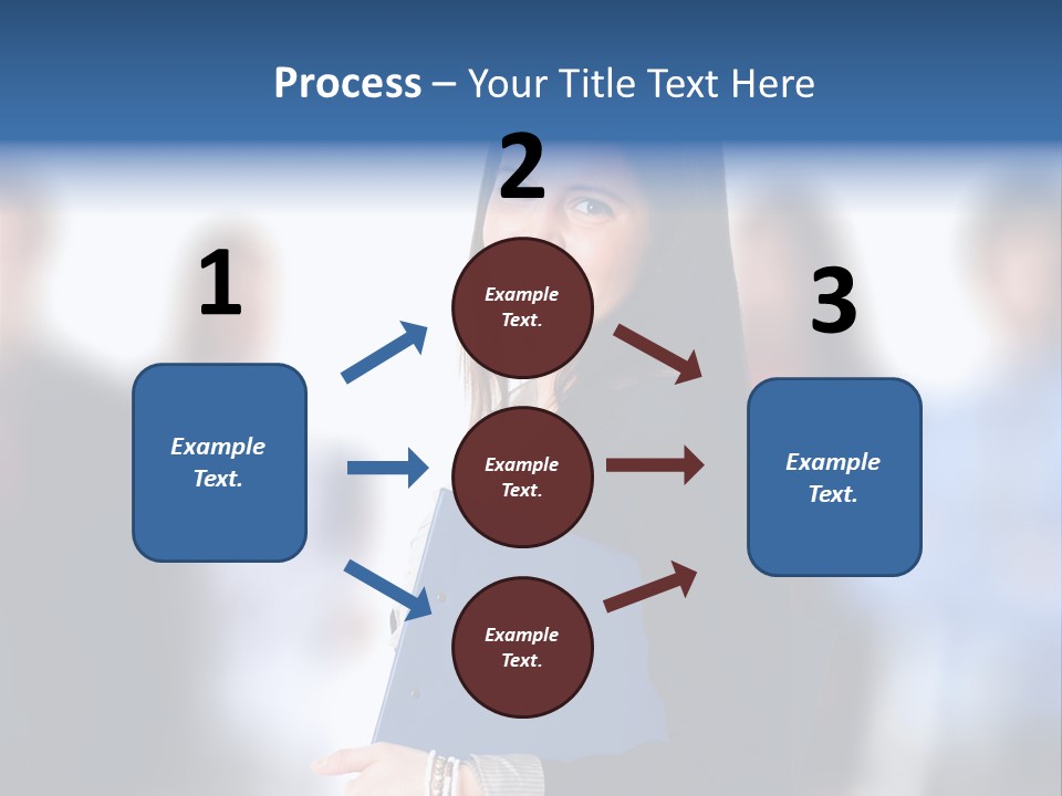Businessman Worker Courage PowerPoint Template