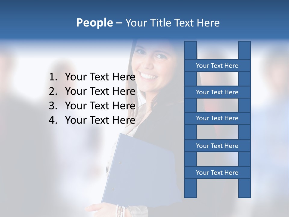 Businessman Worker Courage PowerPoint Template