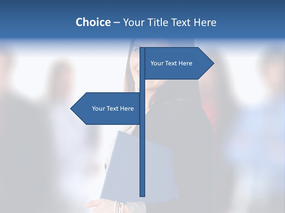 Businessman Worker Courage PowerPoint Template