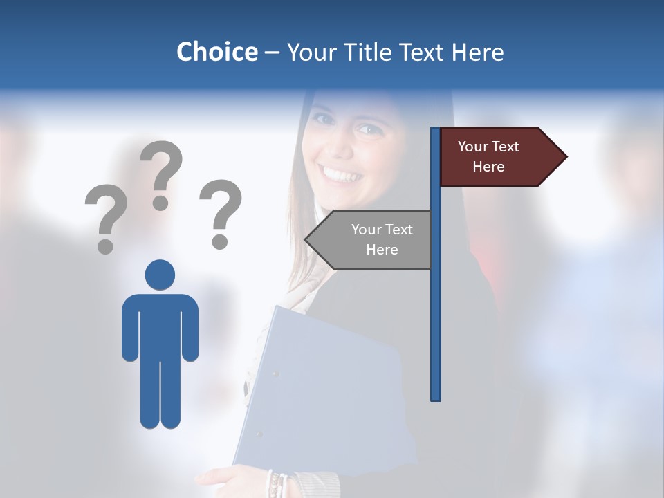 Businessman Worker Courage PowerPoint Template