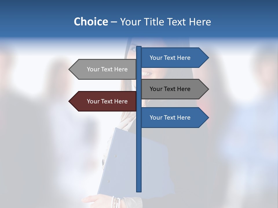 Businessman Worker Courage PowerPoint Template