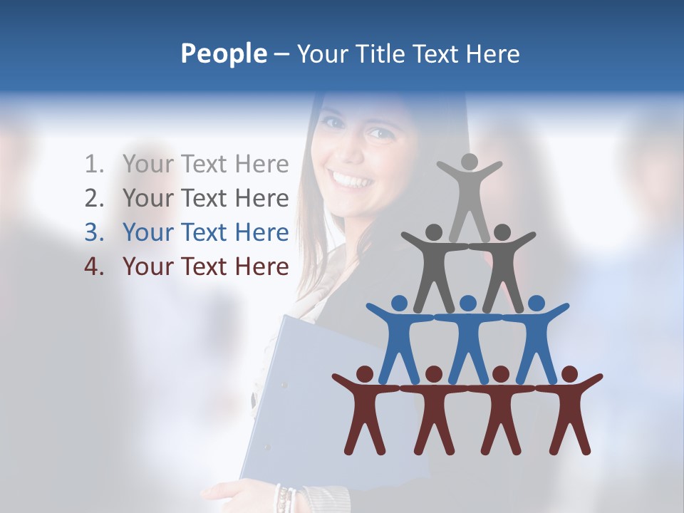 Businessman Worker Courage PowerPoint Template