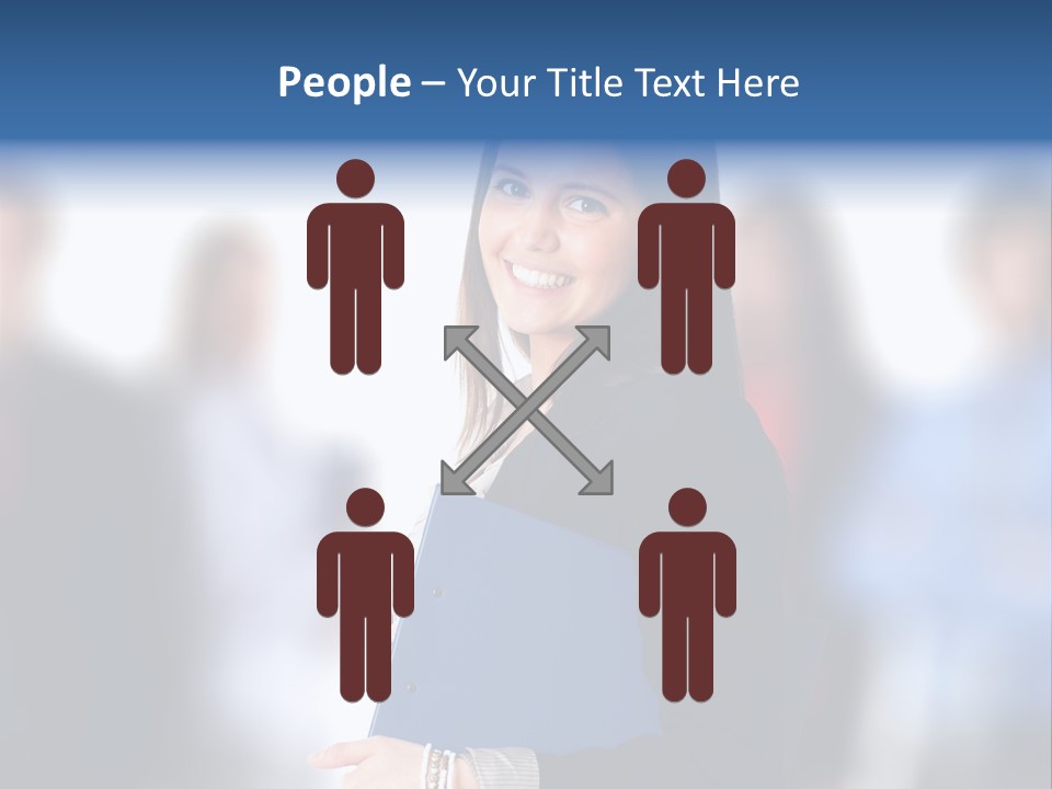 Businessman Worker Courage PowerPoint Template