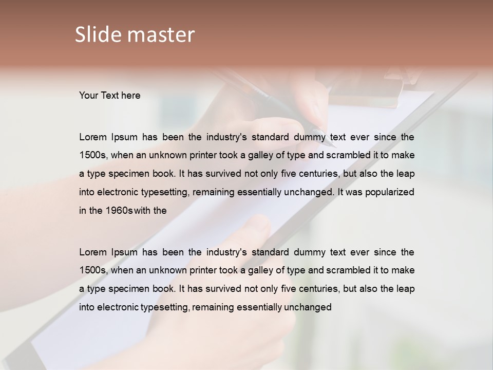 Blank Inspection Plan PowerPoint Template