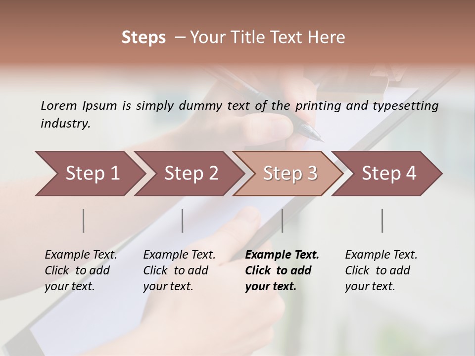 Blank Inspection Plan PowerPoint Template