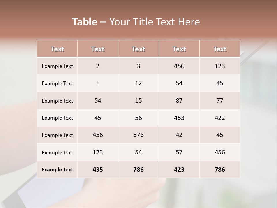 Blank Inspection Plan PowerPoint Template