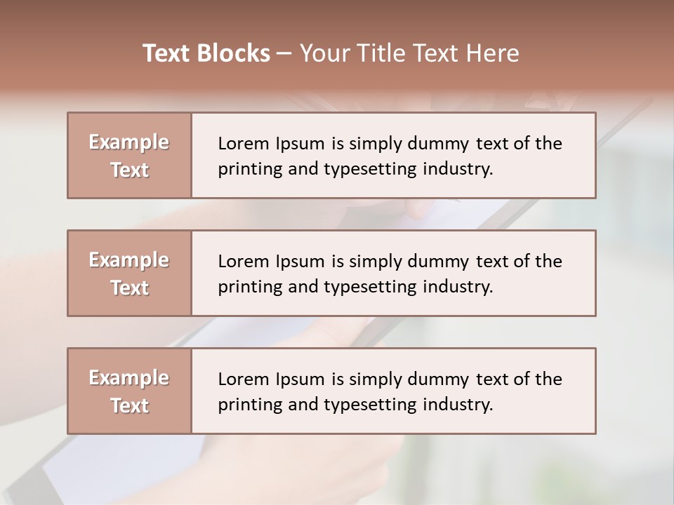 Blank Inspection Plan PowerPoint Template