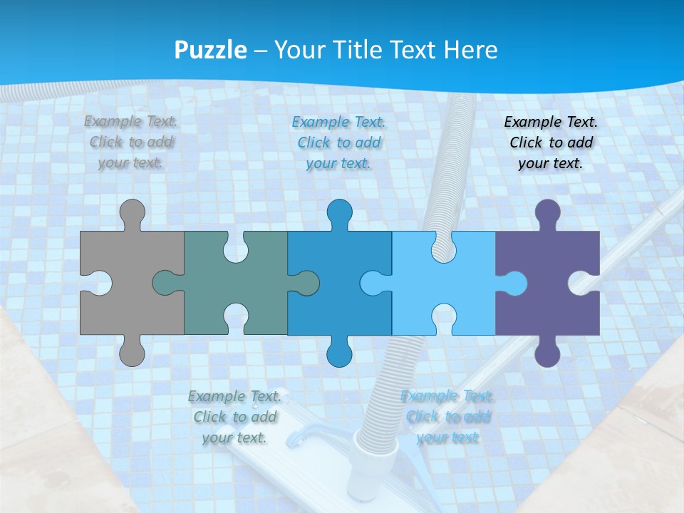Automation Nobody Blue PowerPoint Template