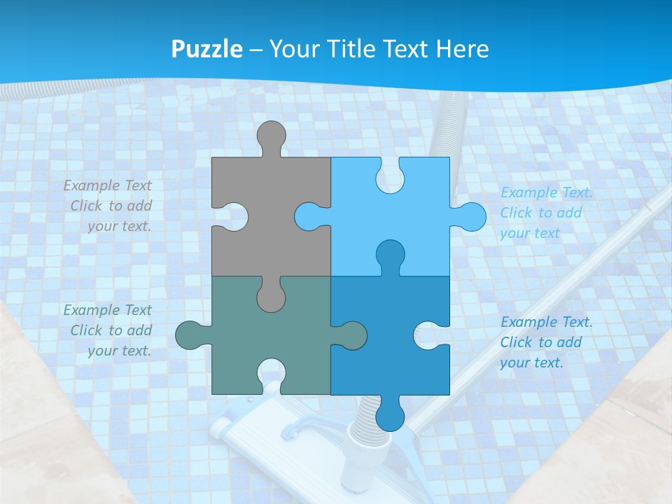 Automation Nobody Blue PowerPoint Template