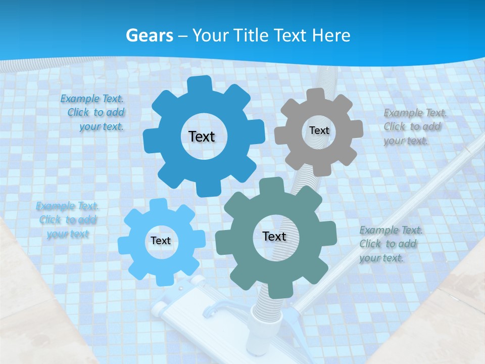 Automation Nobody Blue PowerPoint Template