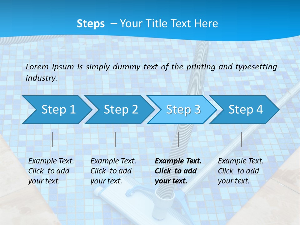 Automation Nobody Blue PowerPoint Template