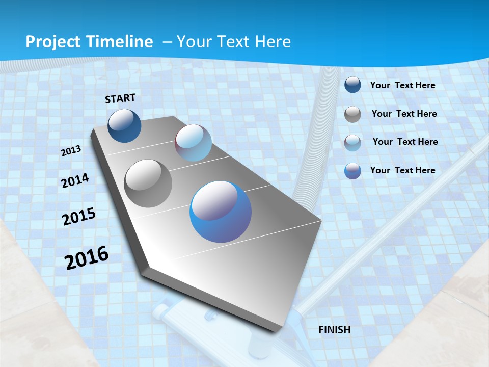 Automation Nobody Blue PowerPoint Template