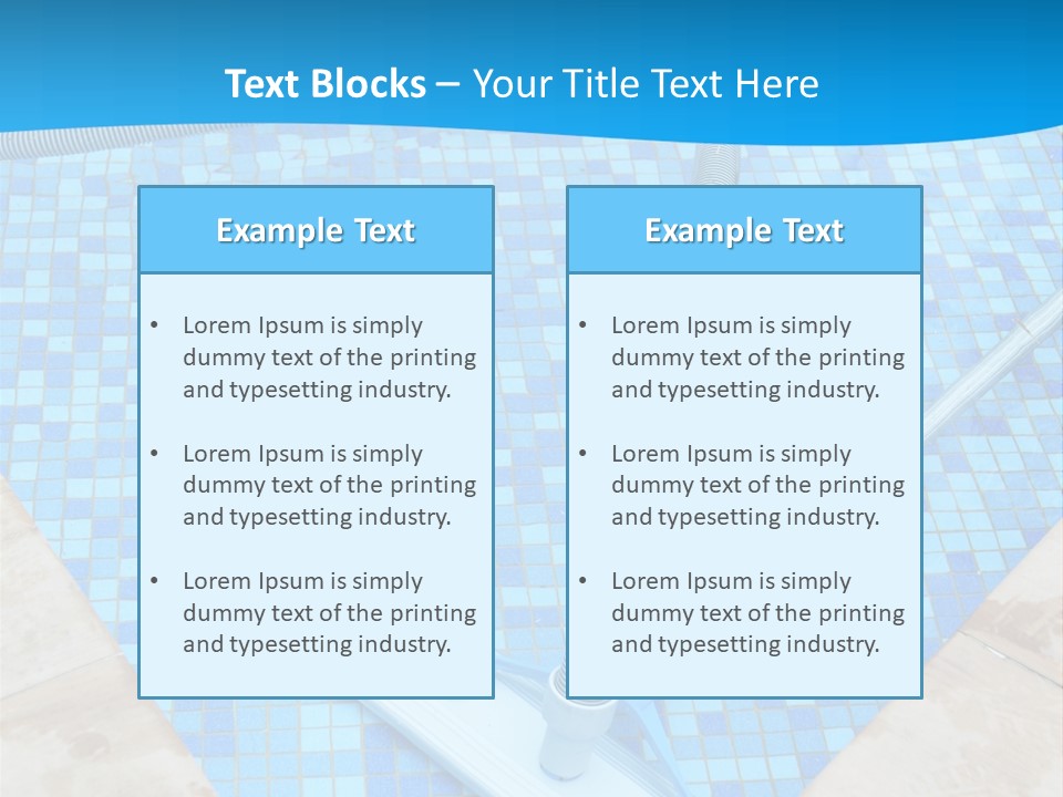 Automation Nobody Blue PowerPoint Template