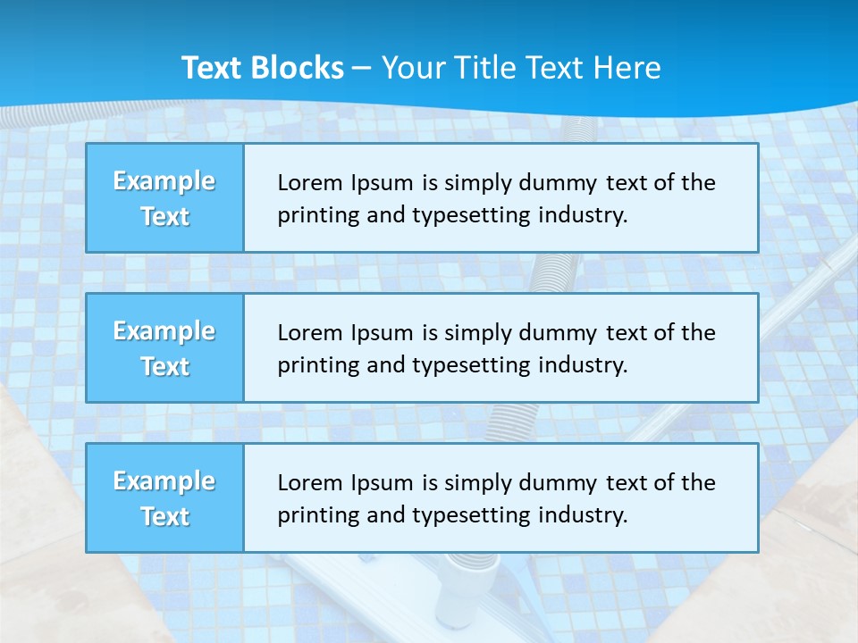 Automation Nobody Blue PowerPoint Template
