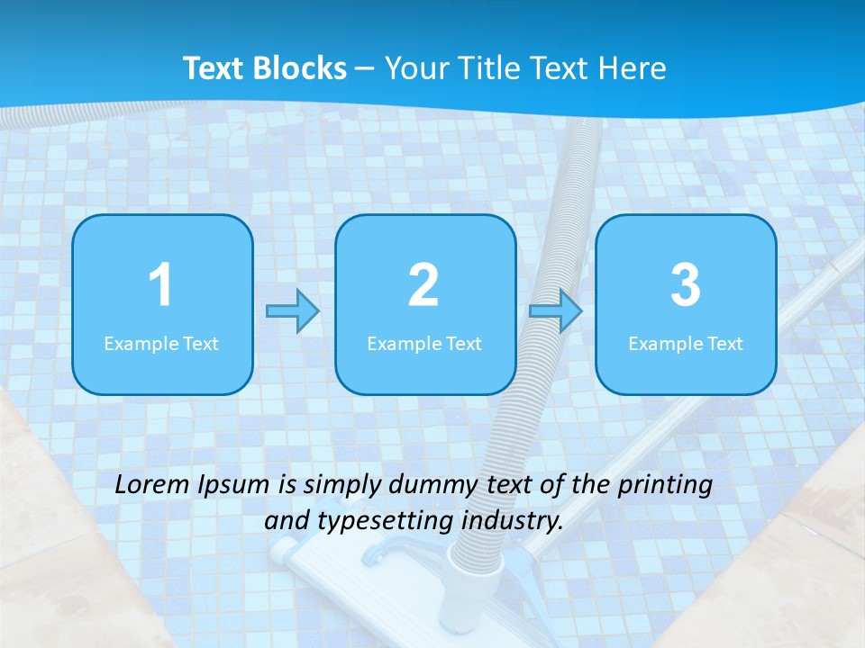 Automation Nobody Blue PowerPoint Template