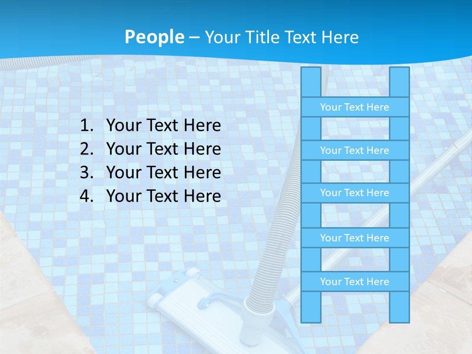 Automation Nobody Blue PowerPoint Template