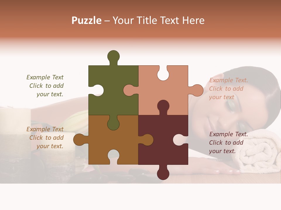 Care Massaging Resting PowerPoint Template