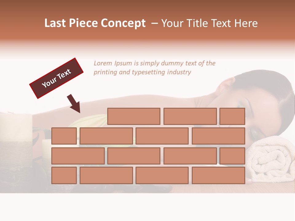 Care Massaging Resting PowerPoint Template