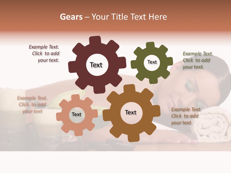 Care Massaging Resting PowerPoint Template