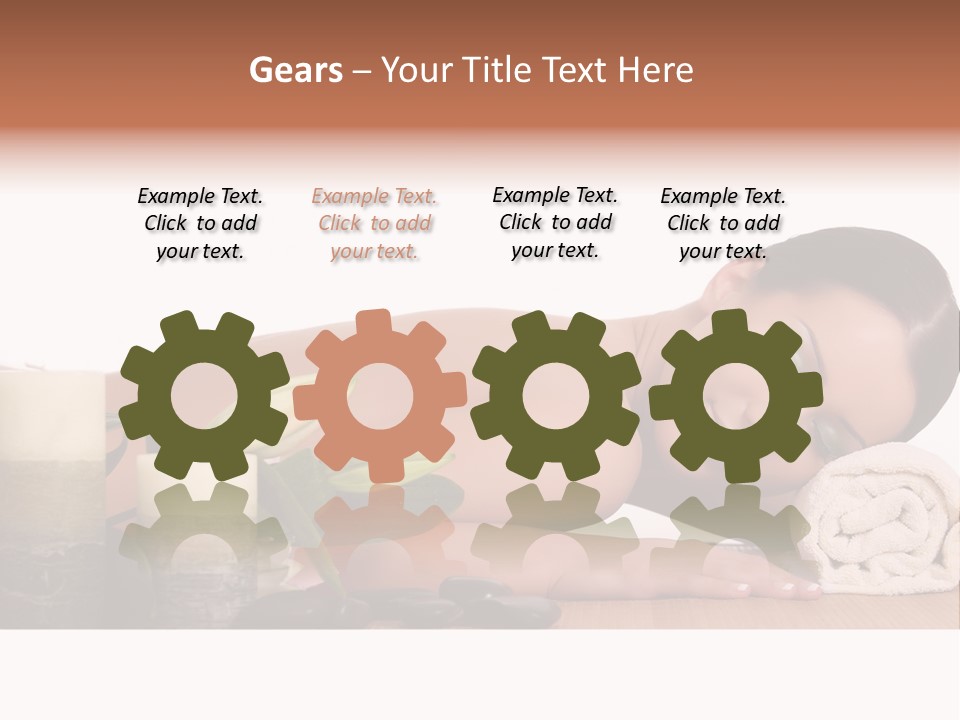 Care Massaging Resting PowerPoint Template