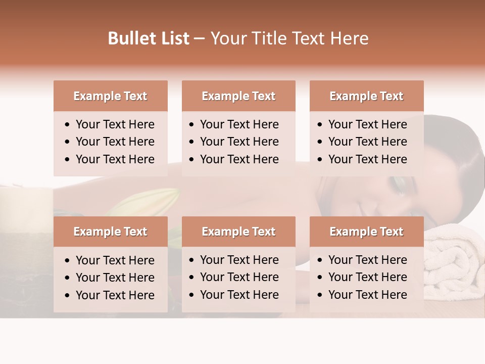 Care Massaging Resting PowerPoint Template