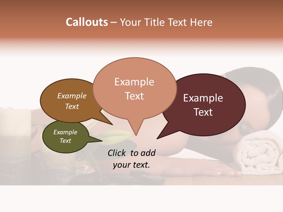 Care Massaging Resting PowerPoint Template