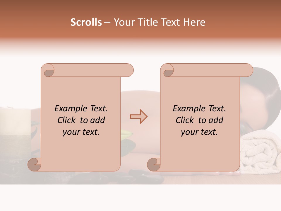 Care Massaging Resting PowerPoint Template