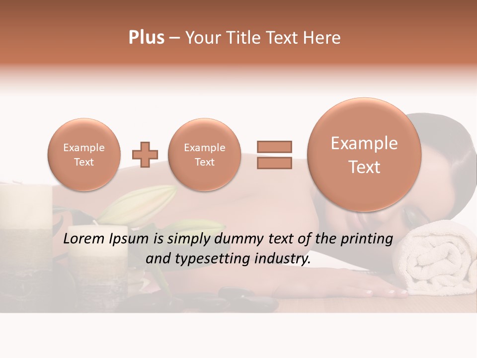 Care Massaging Resting PowerPoint Template