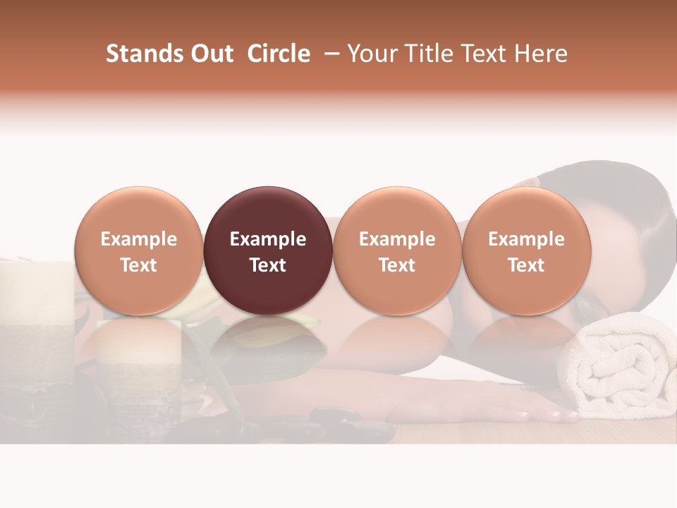 Care Massaging Resting PowerPoint Template