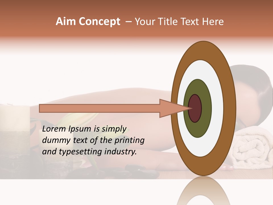 Care Massaging Resting PowerPoint Template