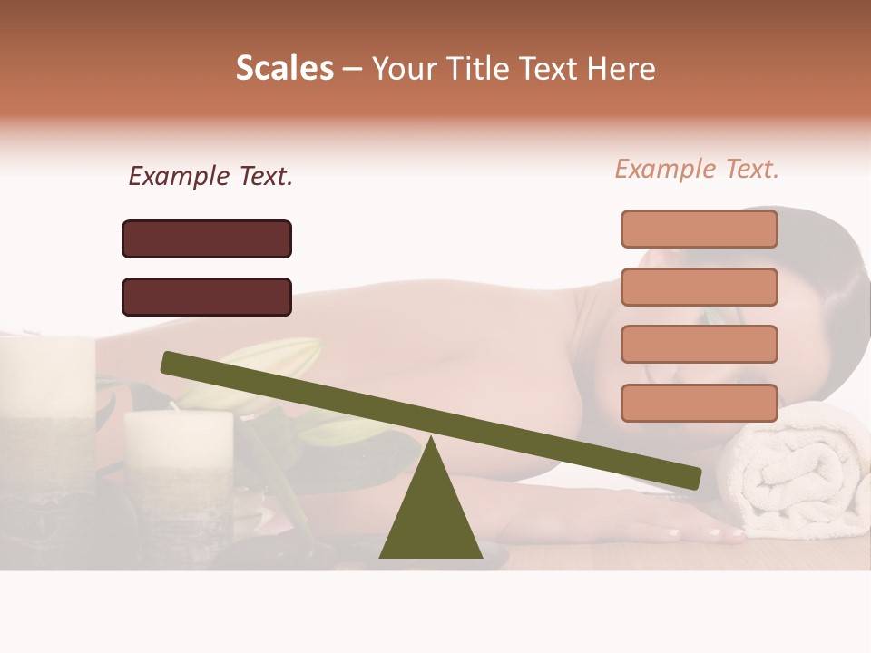 Care Massaging Resting PowerPoint Template