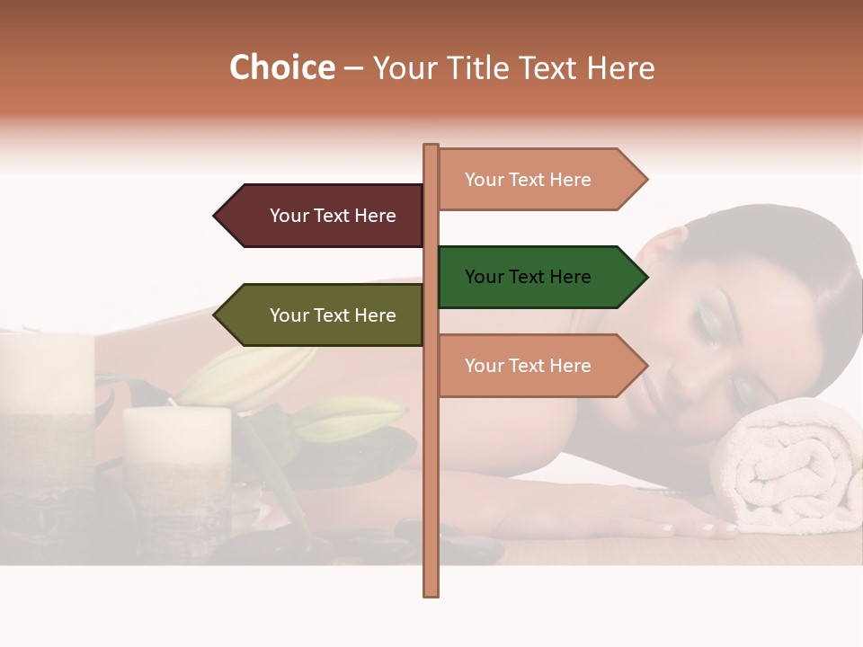 Care Massaging Resting PowerPoint Template