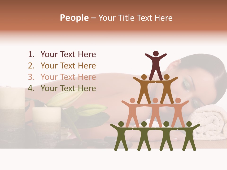 Care Massaging Resting PowerPoint Template