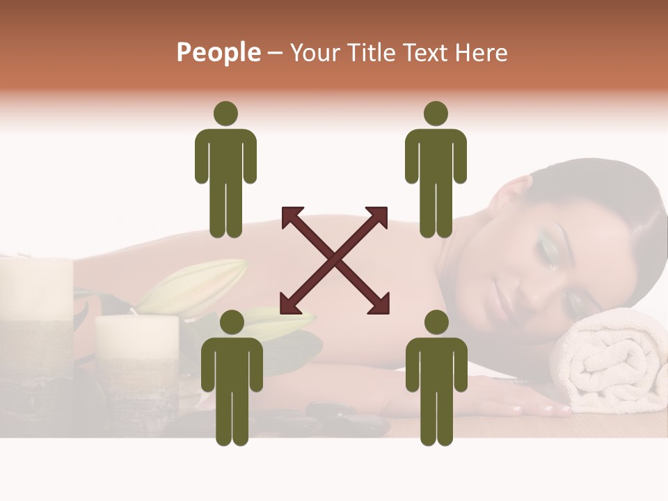 Care Massaging Resting PowerPoint Template