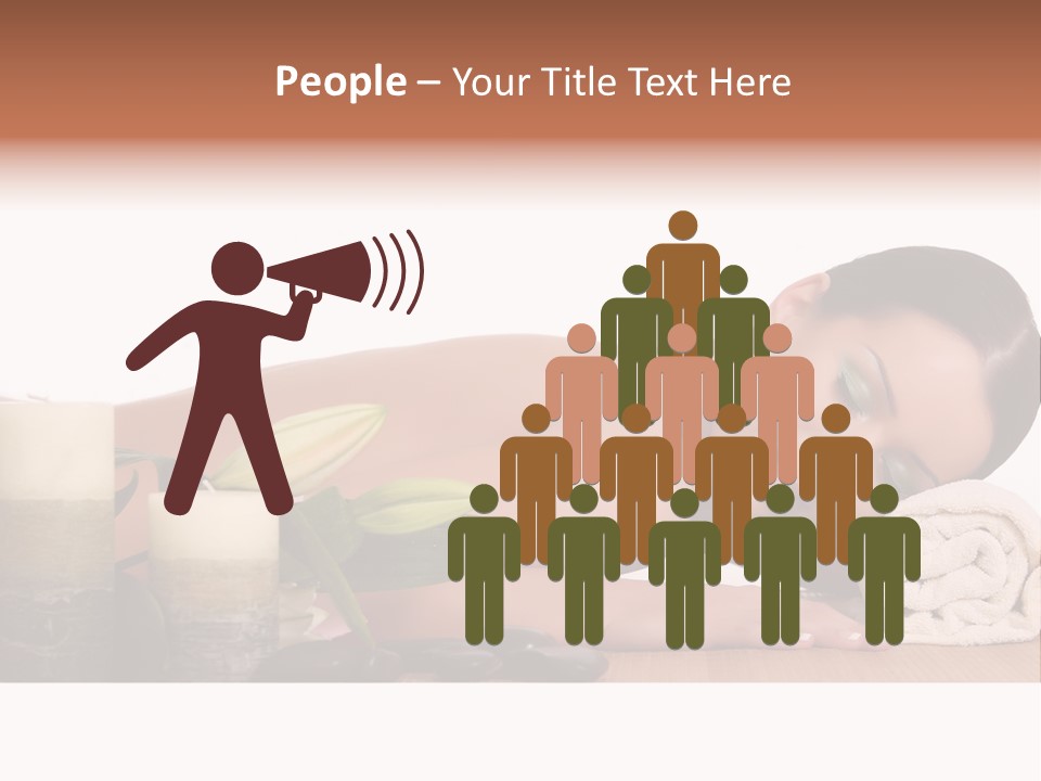 Care Massaging Resting PowerPoint Template