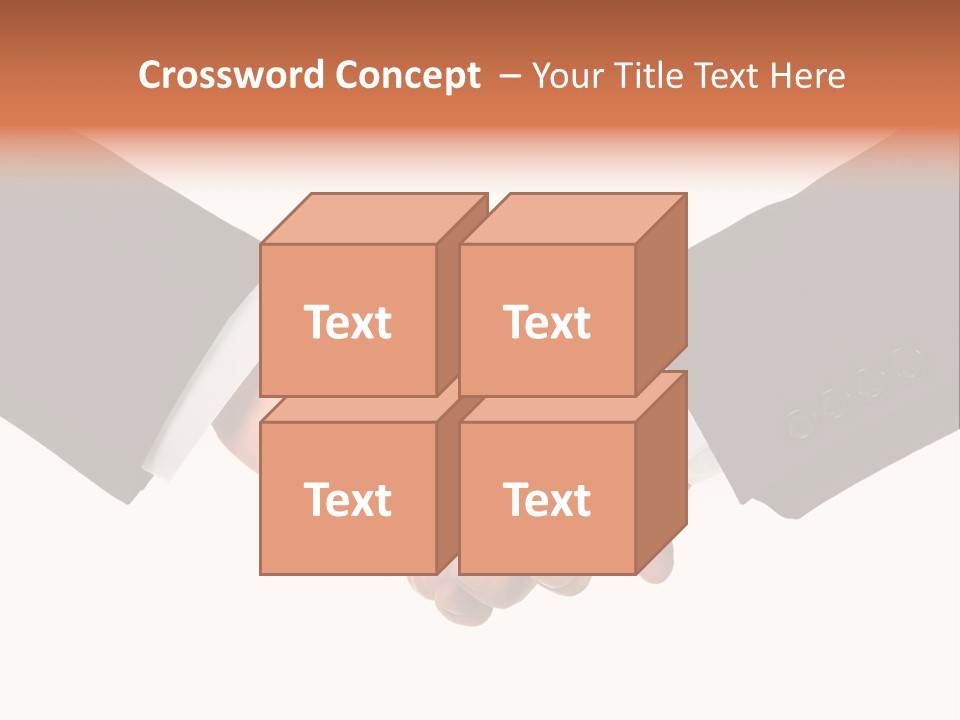 Together Isolated Commerce PowerPoint Template