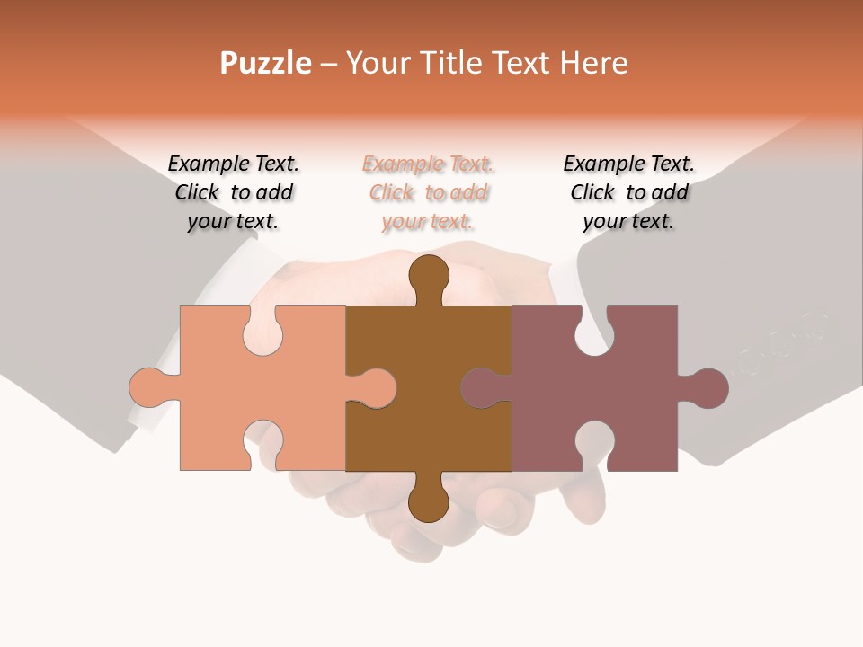 Together Isolated Commerce PowerPoint Template