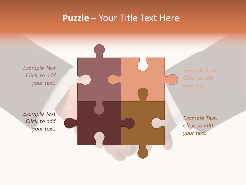 Together Isolated Commerce PowerPoint Template