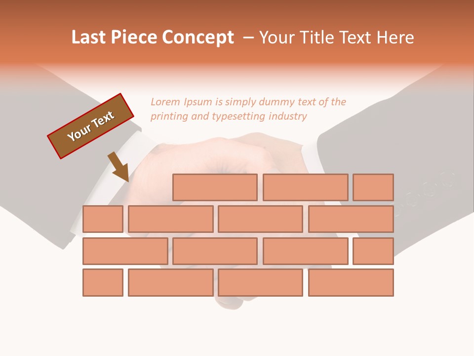 Together Isolated Commerce PowerPoint Template
