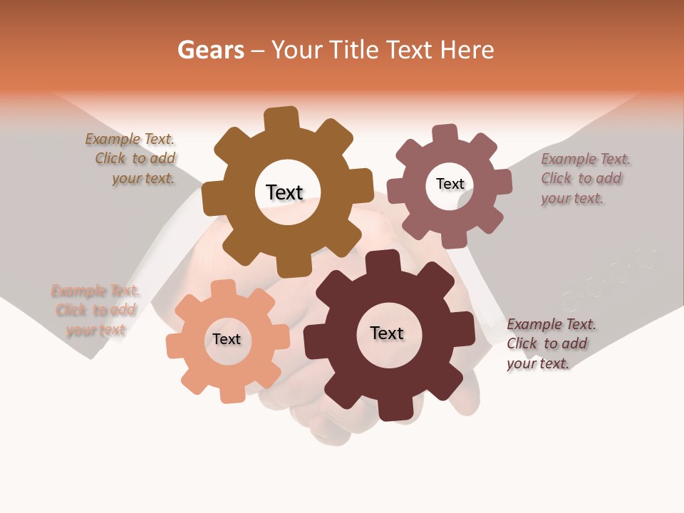 Together Isolated Commerce PowerPoint Template