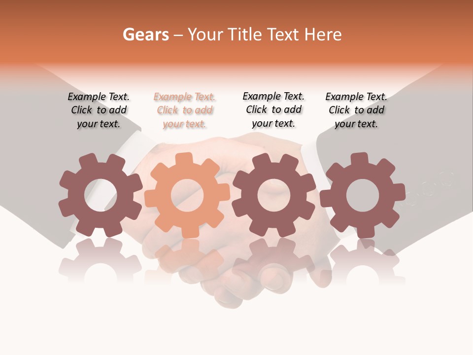Together Isolated Commerce PowerPoint Template