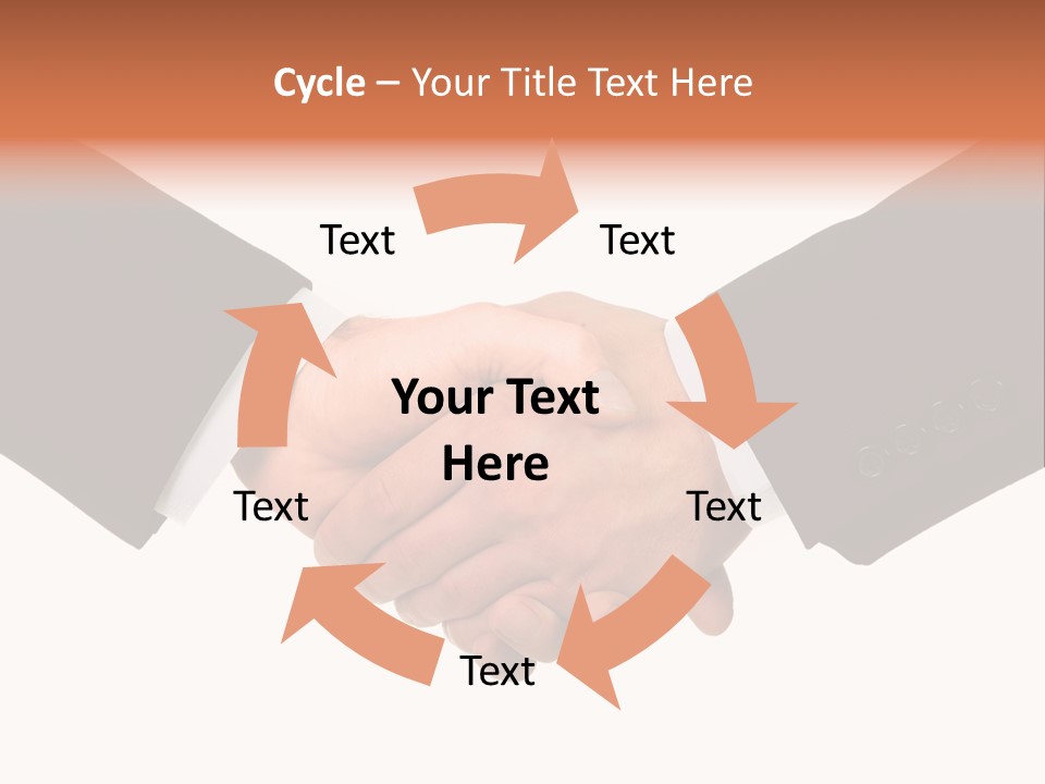 Together Isolated Commerce PowerPoint Template
