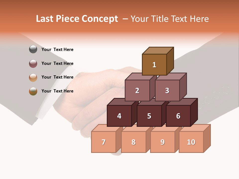 Together Isolated Commerce PowerPoint Template